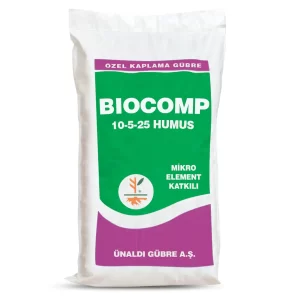Biocomp 10-5-25 Humus Organomineral Gübre