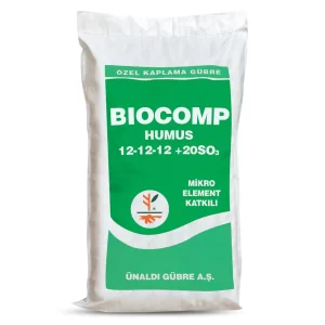 Biocomp 12-12-12+20 SO3 Organomineral Gübre